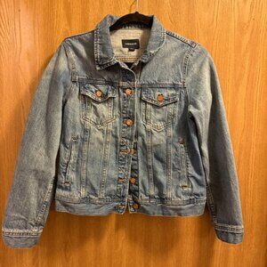 J. Crew Classic Denim Jacket With Copper Buttons Medium